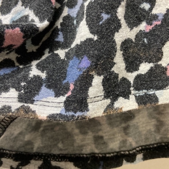 Calvin Klein | Hooded Shirt XL Black/Multi Colored Animal Print Athleisure - Picture 10 of 11